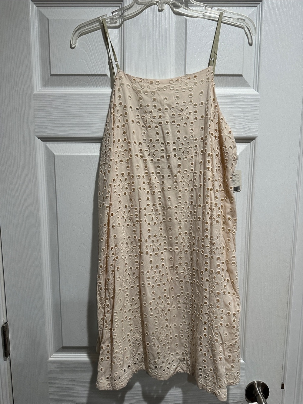 Kimchi Blue Blush Eyelet Mini Dress